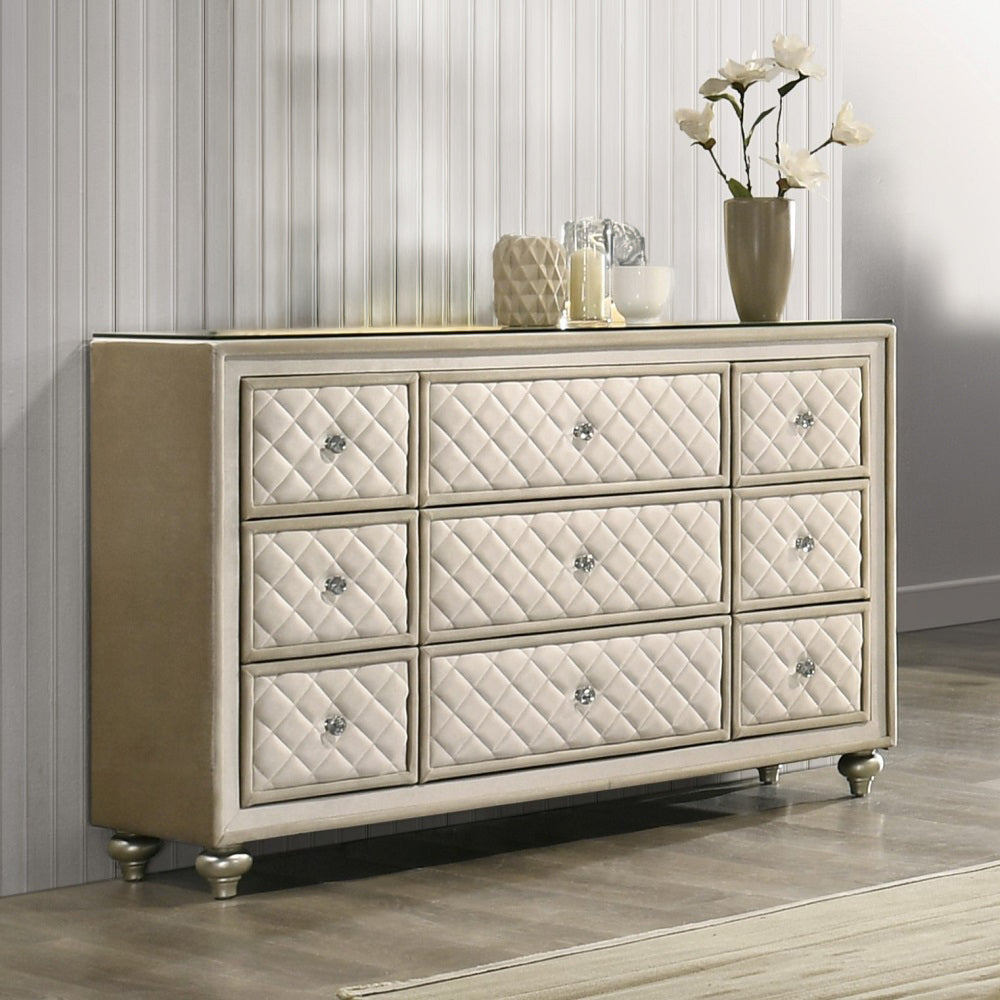 Lucienne Beige Dresser - Ornate Home