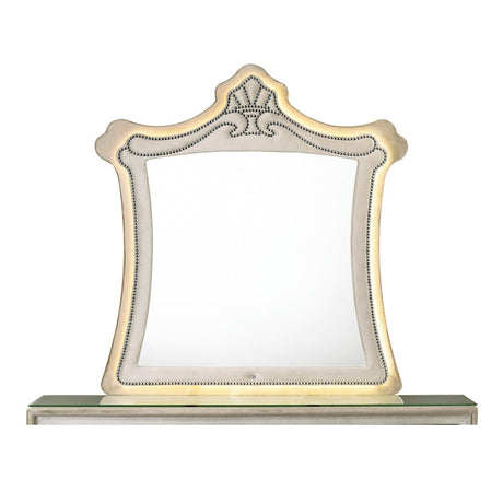 Lucienne Beige Mirror - Ornate Home