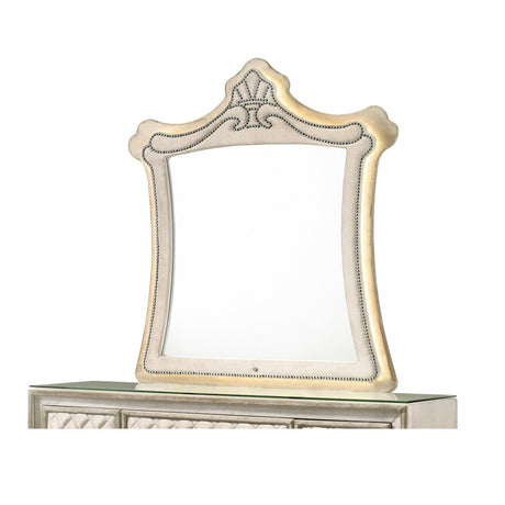 Lucienne Beige Mirror - Ornate Home