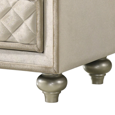 Lucienne Beige Nightstand - Ornate Home