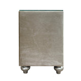 Lucienne Beige Nightstand - Ornate Home