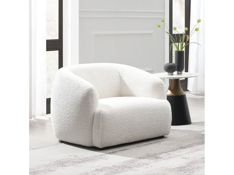Lucifer Black/White Shimmer Chair - Ornate Home