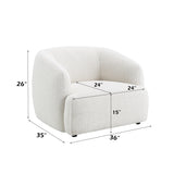 Lucifer Black/White Shimmer Chair - Ornate Home