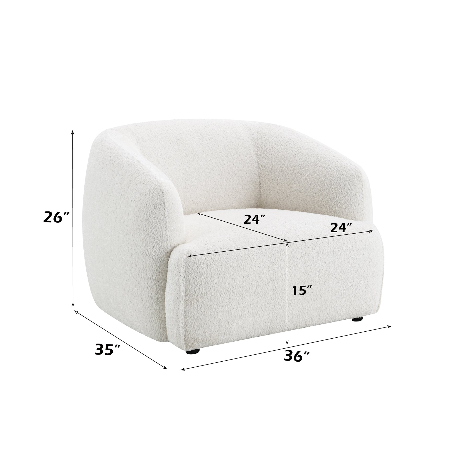 Lucifer Black/White Shimmer Chair - Ornate Home
