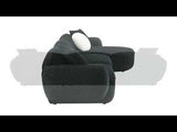 Lucifer Black/White Shimmer Chair - Ornate Home