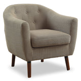 Lucille Beige Accent Chair - Ornate Home