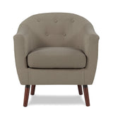 Lucille Beige Accent Chair - Ornate Home