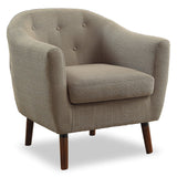 Lucille Beige Accent Chair - Ornate Home