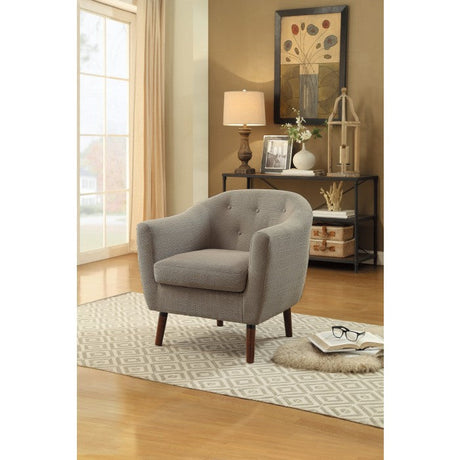 Lucille Beige Accent Chair - Ornate Home