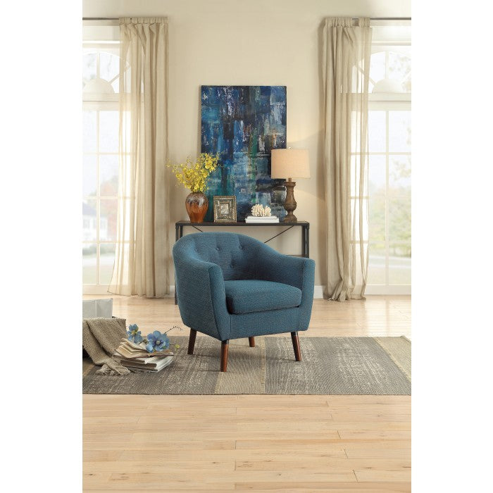 Lucille Blue Accent Chair - Ornate Home