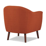 Lucille Orange Accent Chair - Ornate Home