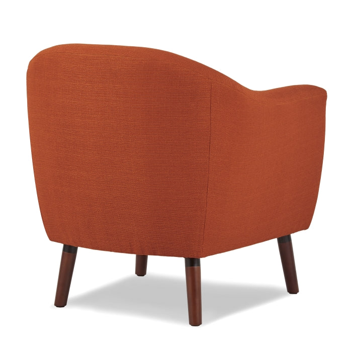 Lucille Orange Accent Chair - Ornate Home