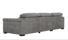 Lucious Gray  LAF Chaise Storage - Ornate Home
