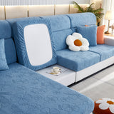 Lucky Clover Slipcover Non-Slip Stretch Jacquard Polar Fleece Sofa Cover for Pets, Cushions, Couches - Ornate Home