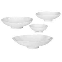 Lucky Coins White Metal Wall Bowls (Set of 4) - Ornate Home