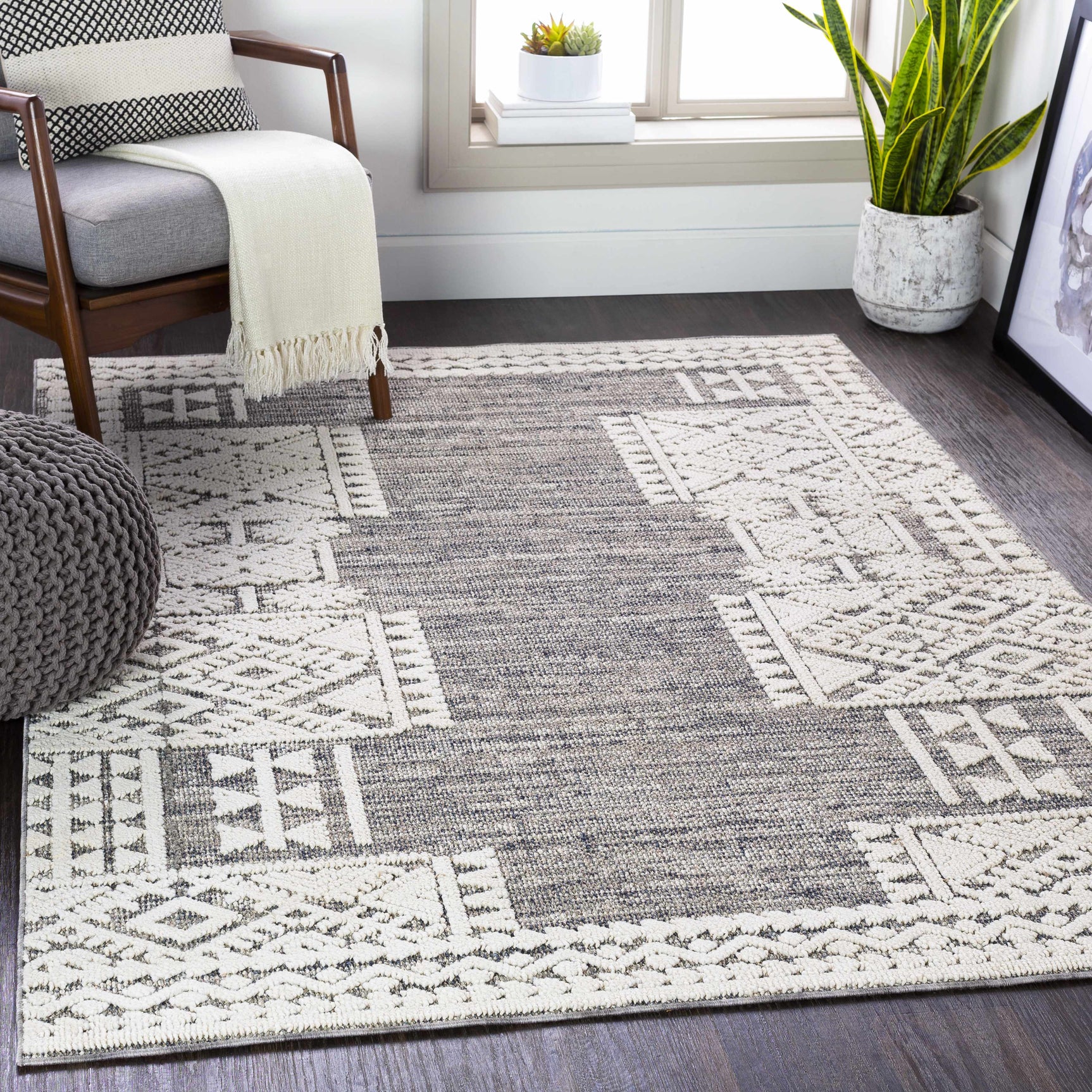 Luddenham Textured Rug - Clearance - Ornate Home