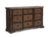 Ludwig Brown Dresser - Ornate Home