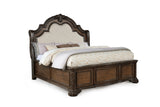 Ludwig Brown Upholstered Panel Bedroom Set - Ornate Home
