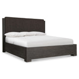 Ludwig Charcoal King Panel Bed - Ornate Home