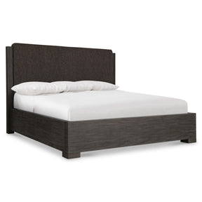 Ludwig Charcoal King Panel Bed - Ornate Home