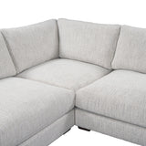 Ludwig Ivory 5 Piece Sectional - Ornate Home