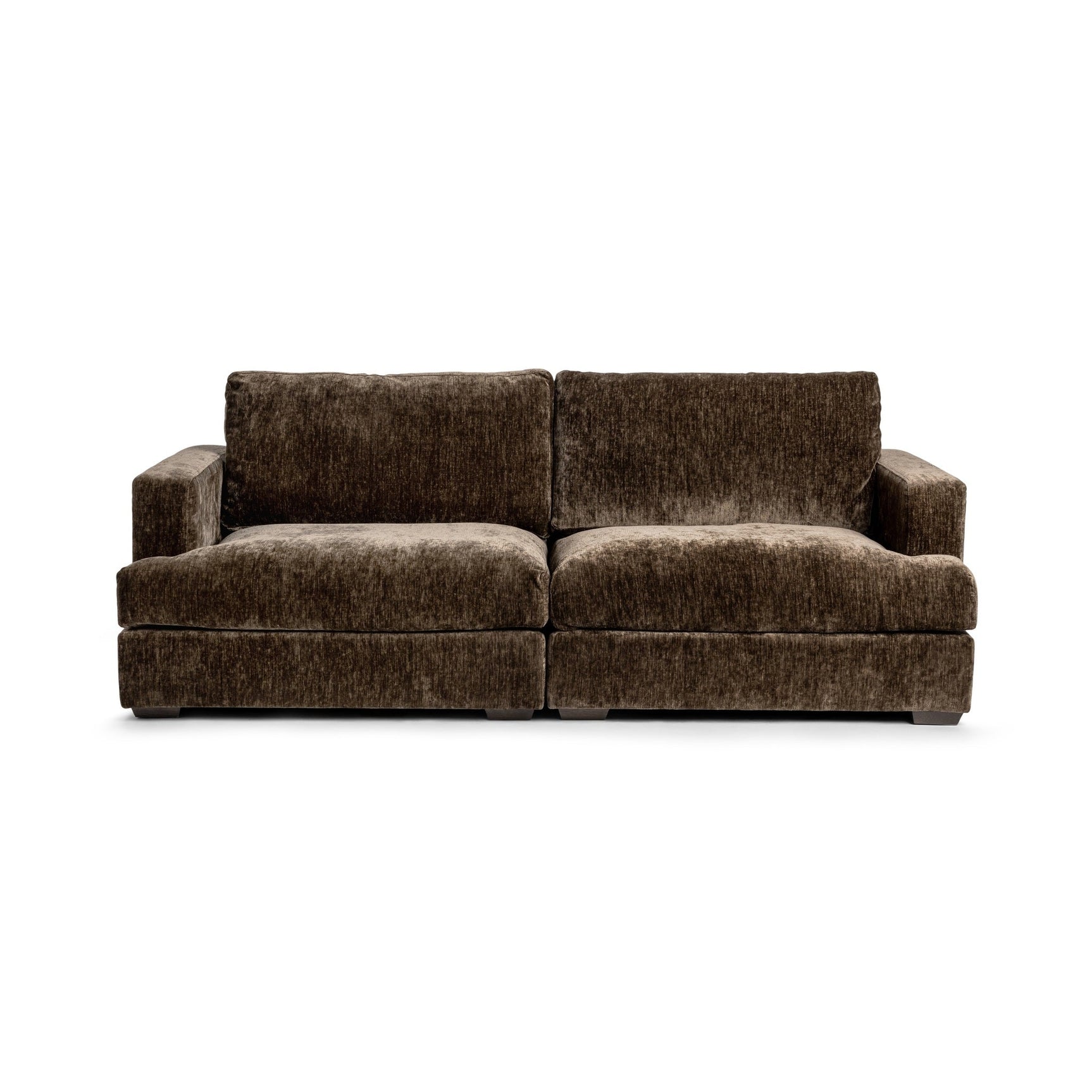 Ludwig Mossed Brown 2pc Sofa - Ornate Home