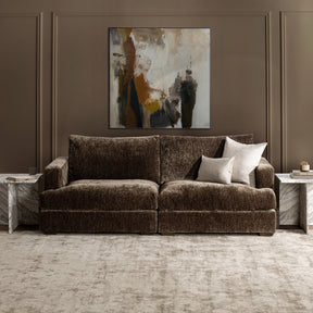 Ludwig Mossed Brown 2pc Sofa - Ornate Home