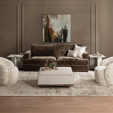 Ludwig Mossed Brown 2pc Sofa - Ornate Home