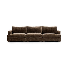 Ludwig Mossed Brown 3 Piece Sofa - Ornate Home