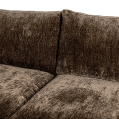 Ludwig Mossed Brown 3 Piece Sofa - Ornate Home