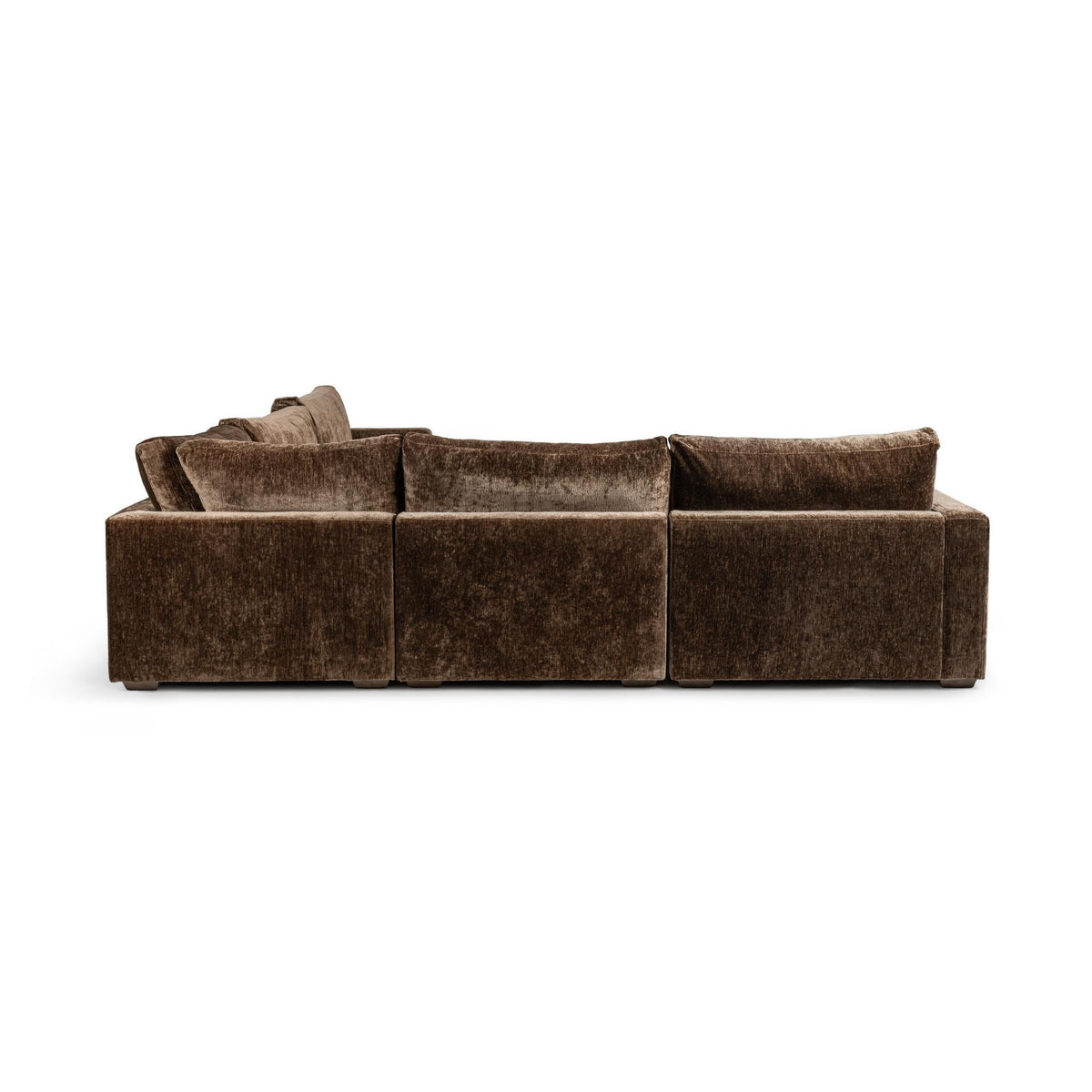 Ludwig Mossed Brown 5-Piece Sectional