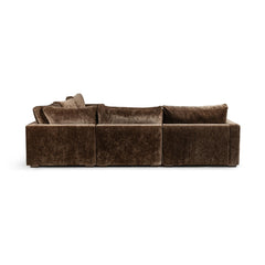 Ludwig Mossed Brown 5-Piece Sectional - Ornate Home