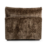 Ludwig Mossed Brown Armless Chair - Ornate Home