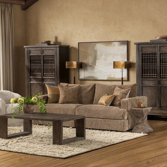 Ludwig Oyster Taupe 2-Piece Sofa