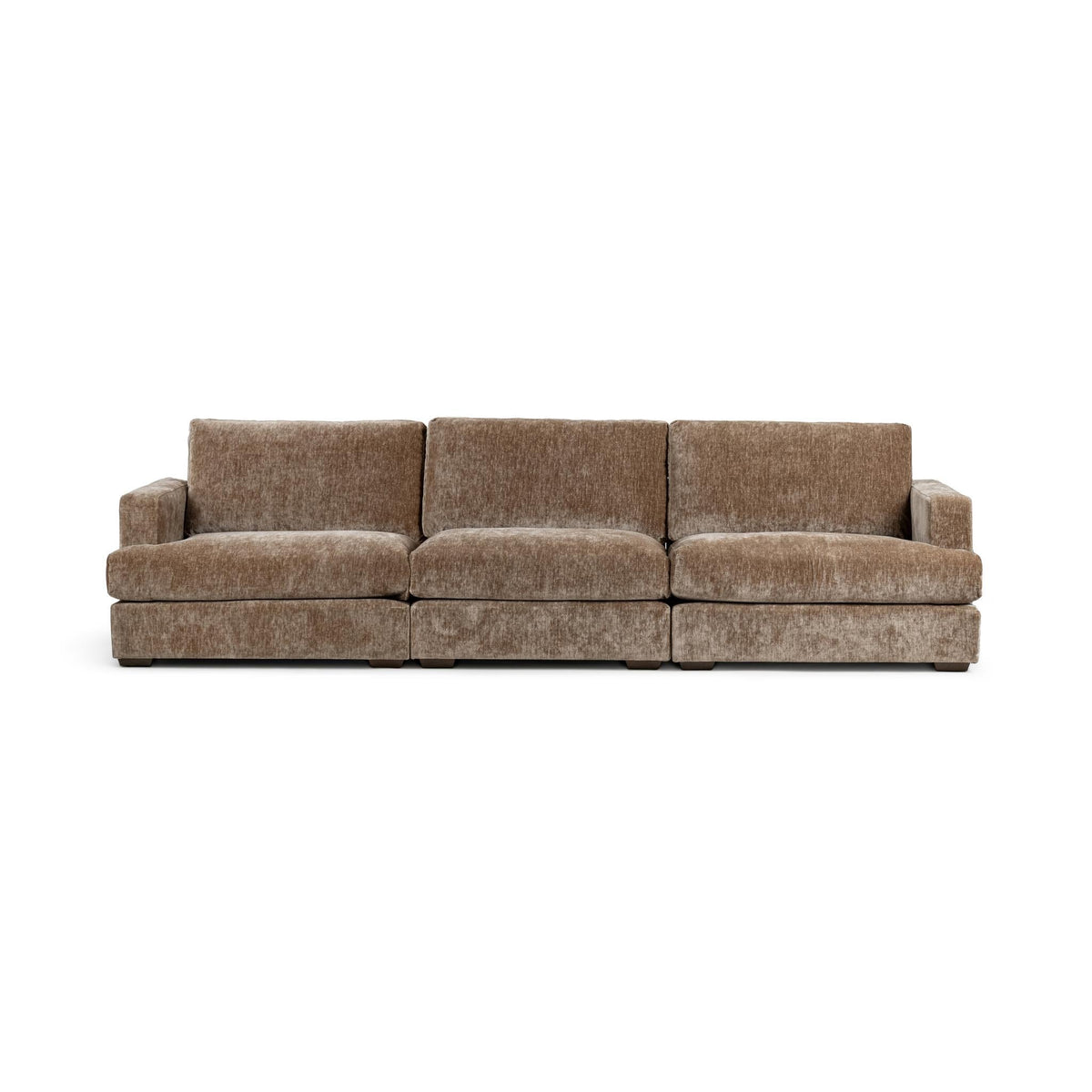 Ludwig Oyster Taupe 3-Piece Sofa
