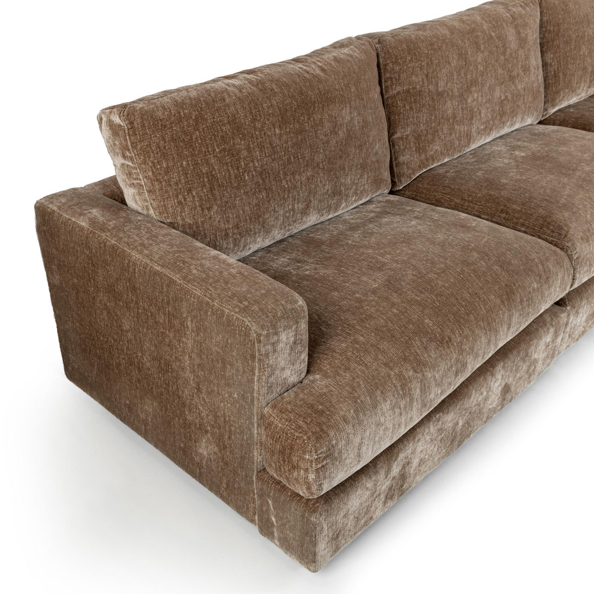Ludwig Oyster Taupe 3-Piece Sofa