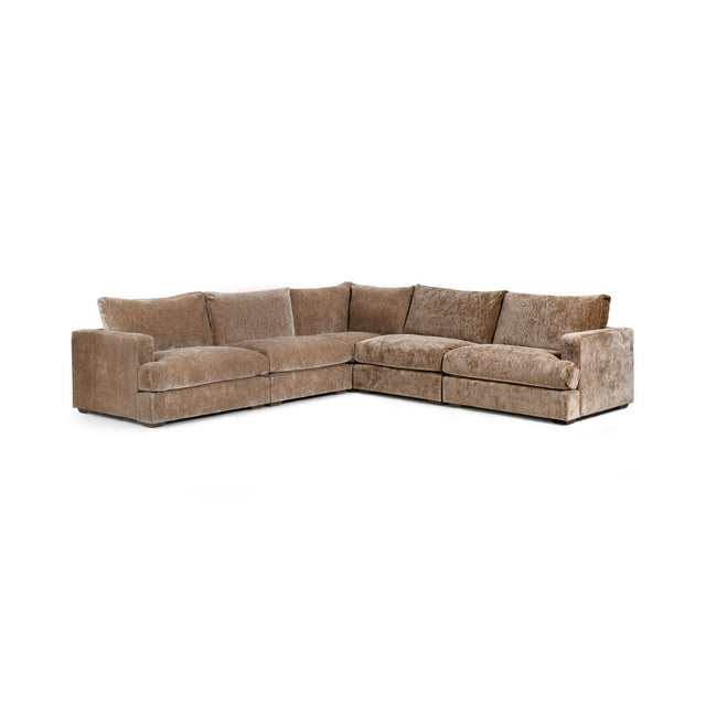 Ludwig Oyster Taupe 5-Piece Sofa