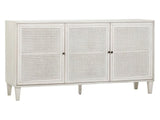 Lugano Whitewash 3-Door Sideboard - Ornate Home
