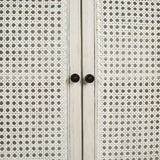 Lugano Whitewash 3-Door Sideboard - Ornate Home