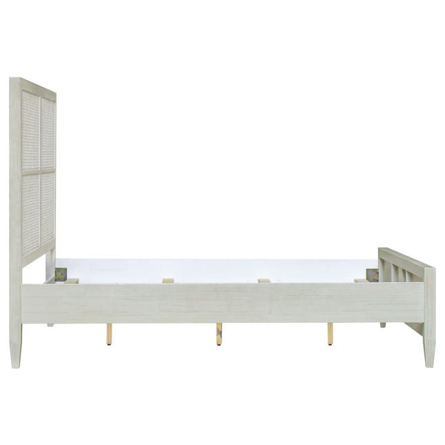 Lugano Whitewash Bed - Ornate Home