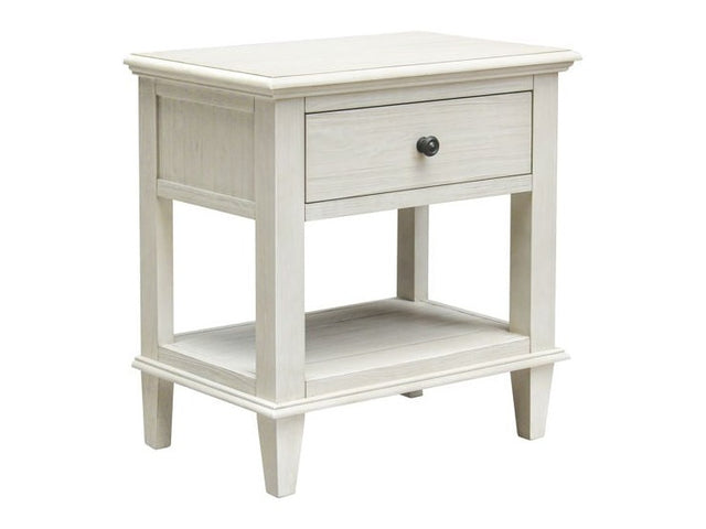 Lugano Whitewash Nightstand - Ornate Home