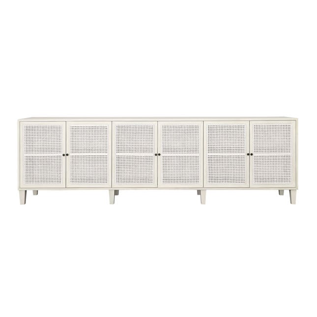 Lugano Whitewash Sideboard - Ornate Home
