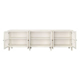 Lugano Whitewash Sideboard - Ornate Home
