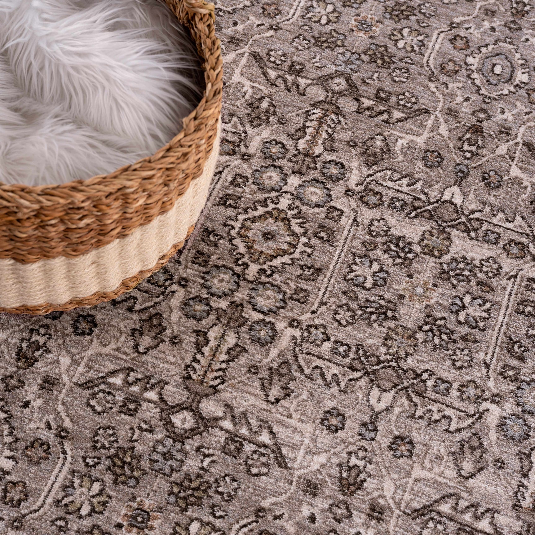 Lugo Luxe Area Rug with tassels - Clearance - Ornate Home