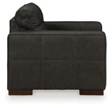 Luigi Thunder Oversized Chair and Ottoman (Online Special Price) - Ornate Home