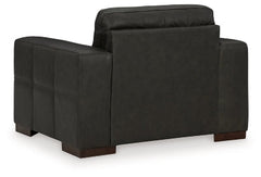 Luigi Thunder Oversized Chair and Ottoman - Ornate Home