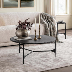 Luka Charcoal Forge Coffee Table - Ornate Home