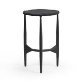 Luka Charcoal Forge End Table - Ornate Home