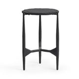 Luka Charcoal Forge End Table - Ornate Home
