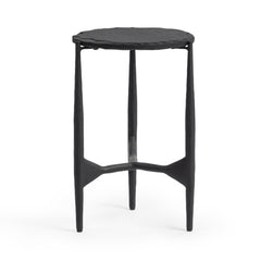 Luka Charcoal Forge End Table - Ornate Home